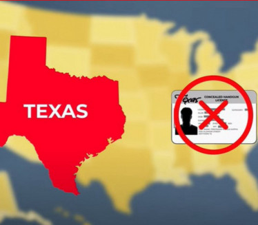 AMERIKANCI I NJIHOVO ORUŽIJE: Teksas dozvolio nošenje na javnom mestu bez dozvole