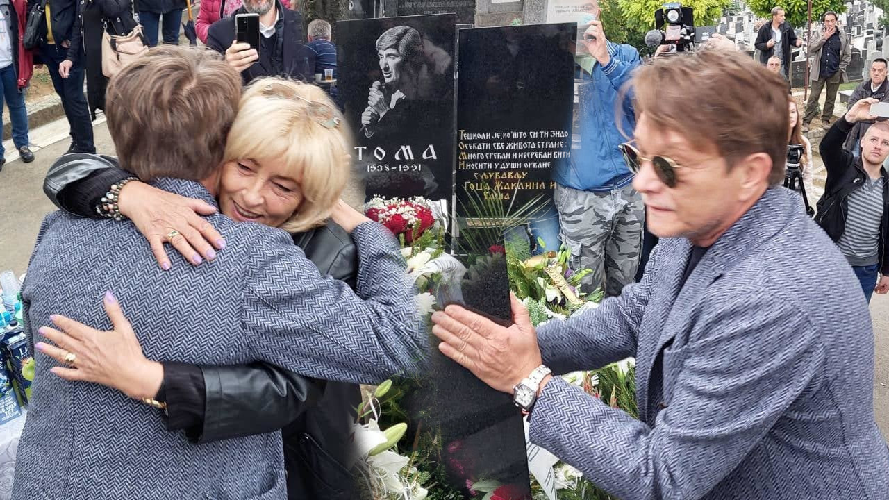 КАКО СУ СЕ УПОЗНАЛИ: Бјела расплакао све над Томиним гробом