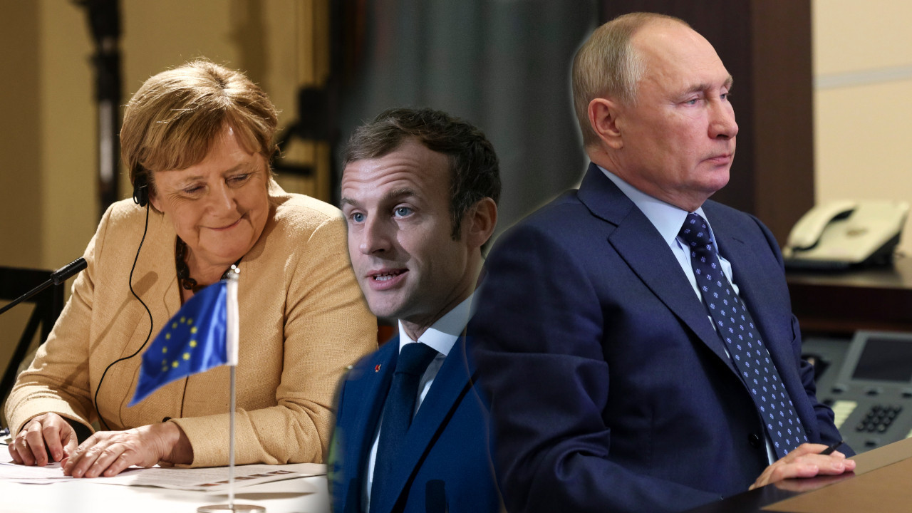ВЕЛИКА ТРОЈКА: Путин, Меркел и Макрон о ситуацији у Украјини