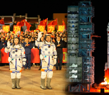 KINA: Tročlana posada astronauta otputovala u svemir