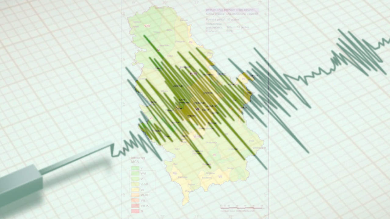 ТРЕСЛА СЕ СРБИЈА: Регистрован земљотрес код Ужица