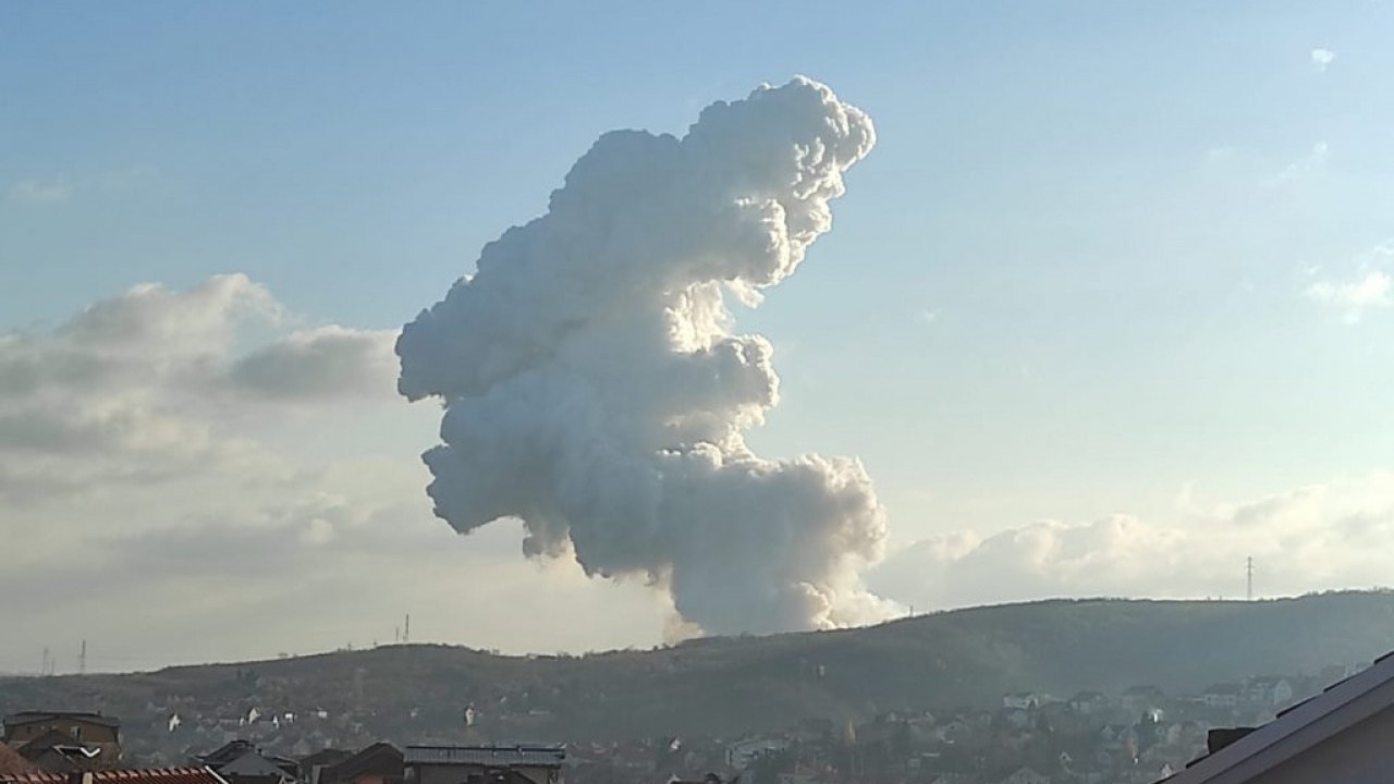 Eksplozija kod Bubanj Potoka, zemlja se tresla, oblak dima