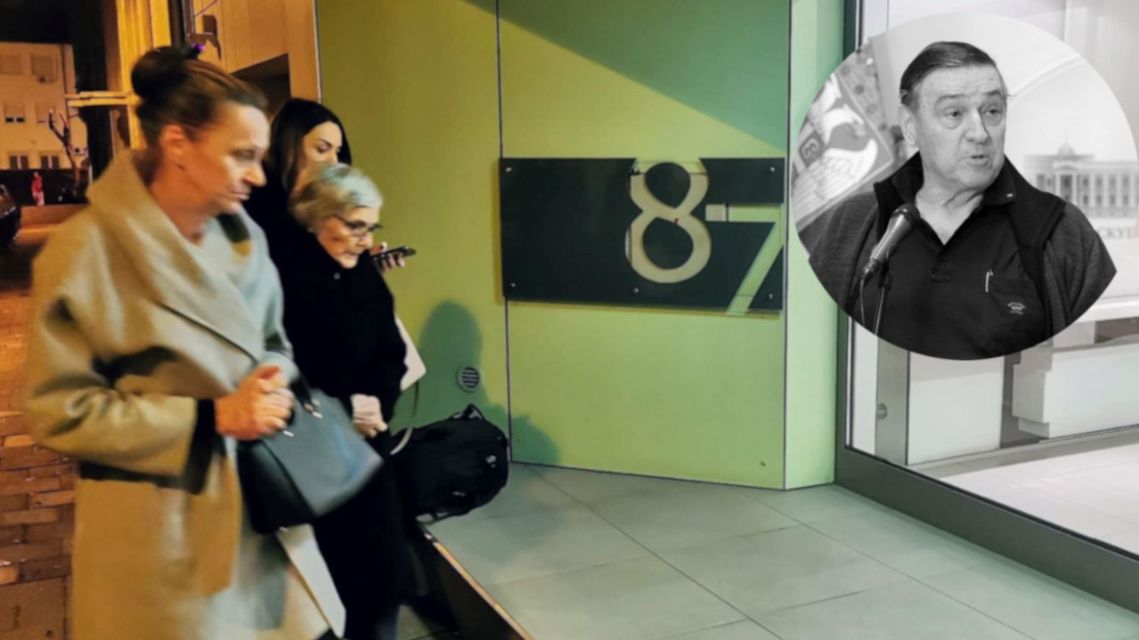 ТУГА ИСПРЕД ДОМА: Анина мајка стигла да изјави саучешће