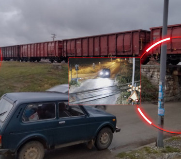 EVO KAKO SU PREŽIVELI: Udario ih voz na prelazu u Pirotu