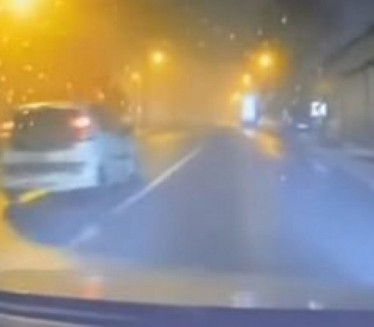 Vozač snimljen deset minuta pre nesreće kako divlja po putu