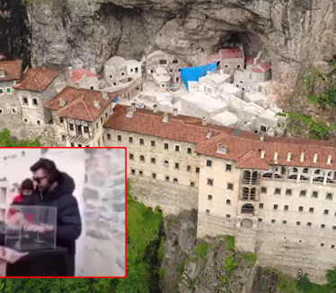 SVETOGRĐE U MANASTIRU: Turci u svetinji snimali spot (VIDEO)