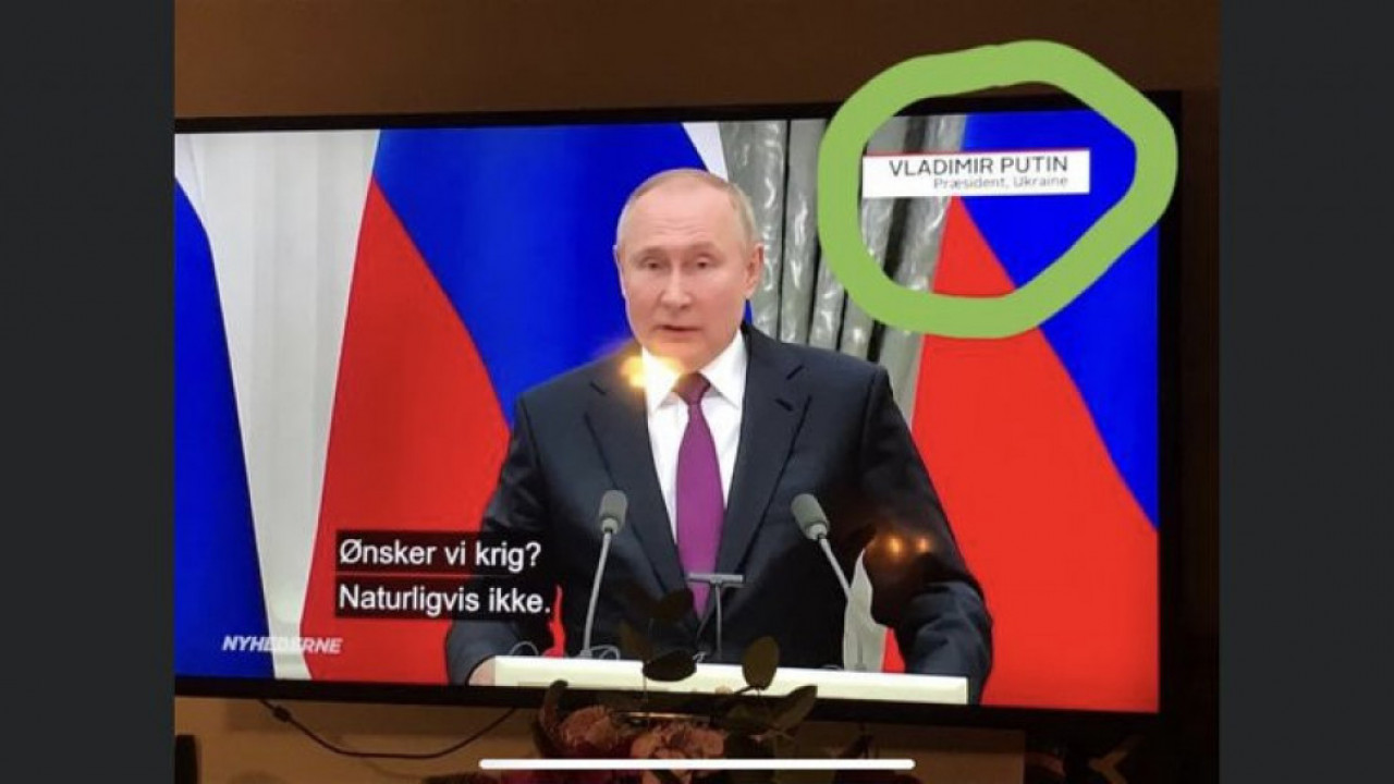 Путин ПРЕДСЕДНИК УКРАЈИНЕ! Добро сте видели иако је грешка