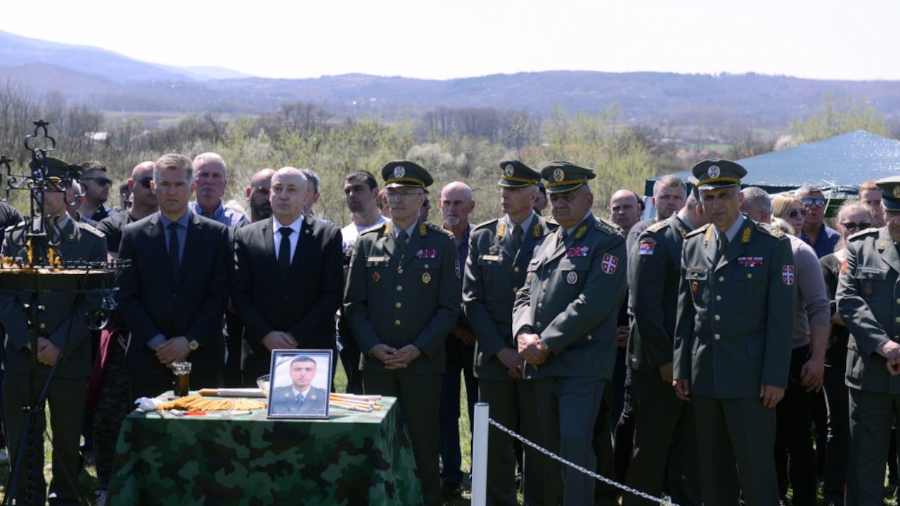 SAHRANJEN POTPUKOVNIK: Stanojević poginuo u misiji UN