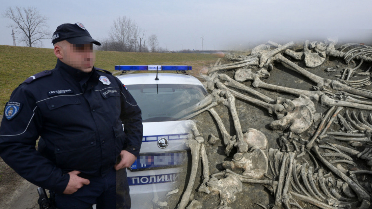 UŽAS U NOVOM PAZARU: Ušao u grobnicu i smrskao kosti