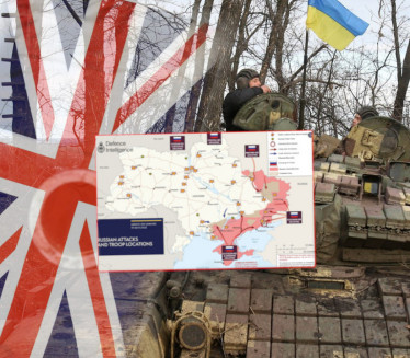 Британци објавили нову ратну МАПУ Украјине