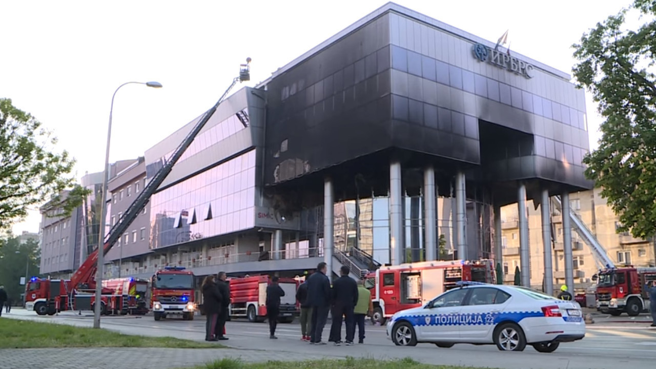 POŽAR U B. LUCI: Gori zgrada IRB R. Srpske (VIDEO)