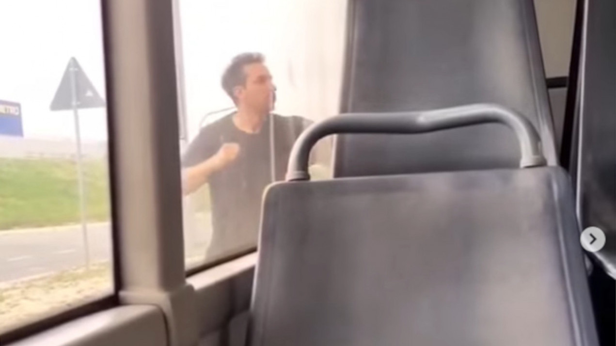 PESNIČENJE U GSP: Vozač se potukao sa muškarcem (VIDEO)