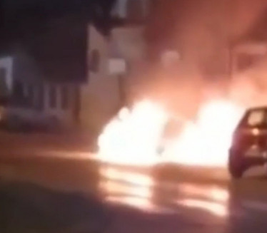 ТРЕБИЊЕ: Изгорео ауто новинарке РТРС