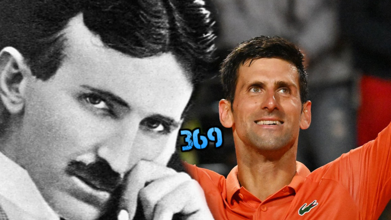 ПРЕ МЕЧА: Тајновита објава Ђоковића - Тесла и број 369