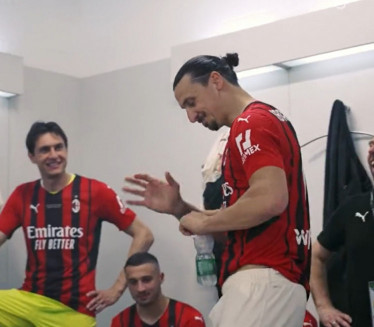IBRAHIMOVIĆ U SVOM STILU: Nakon govora stradao sto