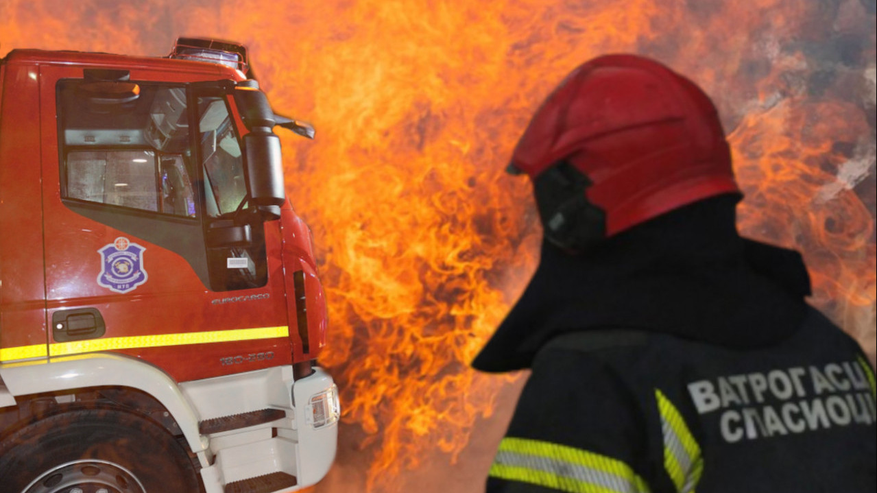ВАТРОГАСЦИ ИЗВУКЛИ ОСОБУ БЕЗ СВЕСТИ Пожар у стану у Раковици