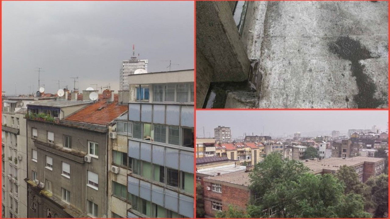 NEVREME U BG: Evo kako izgleda prestonica pod naletom kiše