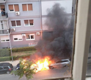 GORELO U KRUNSKOJ: Zapalio se automobil, zahvaćen još jedan