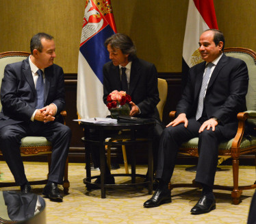 Susret Ivice Dačića i egipatskog predsednika El Sisija