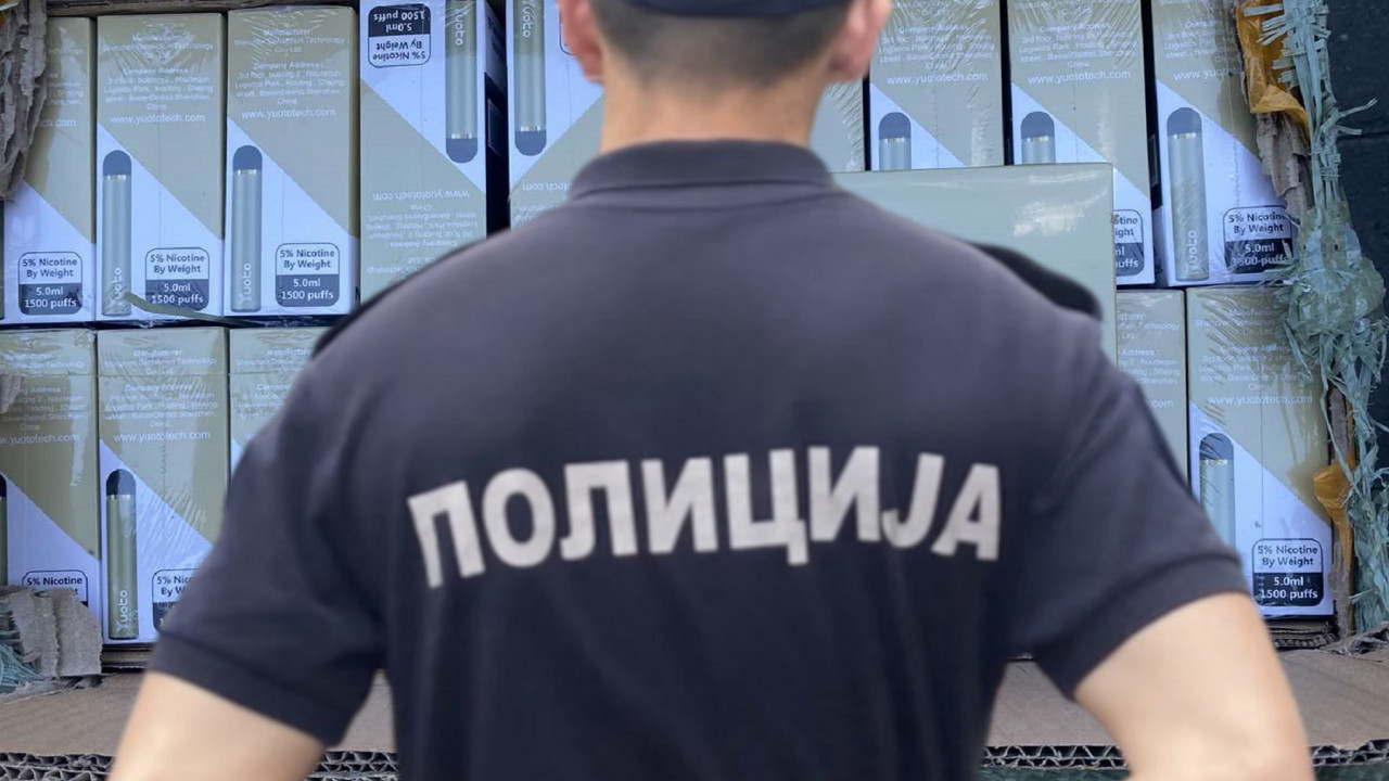 Откривена позамашна количина електронских цигарета