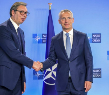 VUČIĆ U BRISELU: Sastao se sa prvim čovekom NATO