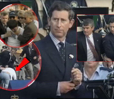 Снимак неуспелог атентата на принца Чарлса из 1994. године