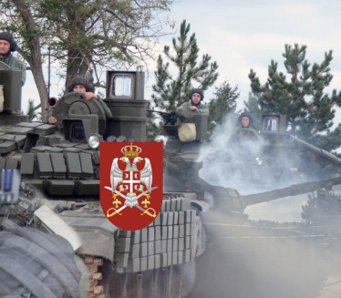 ВОЈСКА СРБИЈЕ: Тенк Т-72МС у акцији