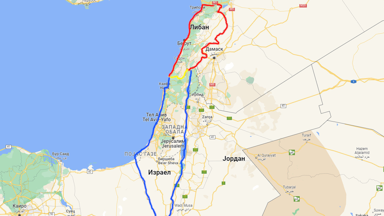 Понуђен предлог за разграничење Либана и Израела