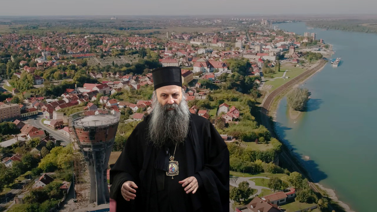 PATRIJARH U VUKOVARU: Doček ispred Sabornog hrama