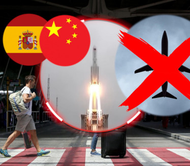 ПАНИКА У ШПАНИЈИ: Због кинеске ракете затворени аеродроми