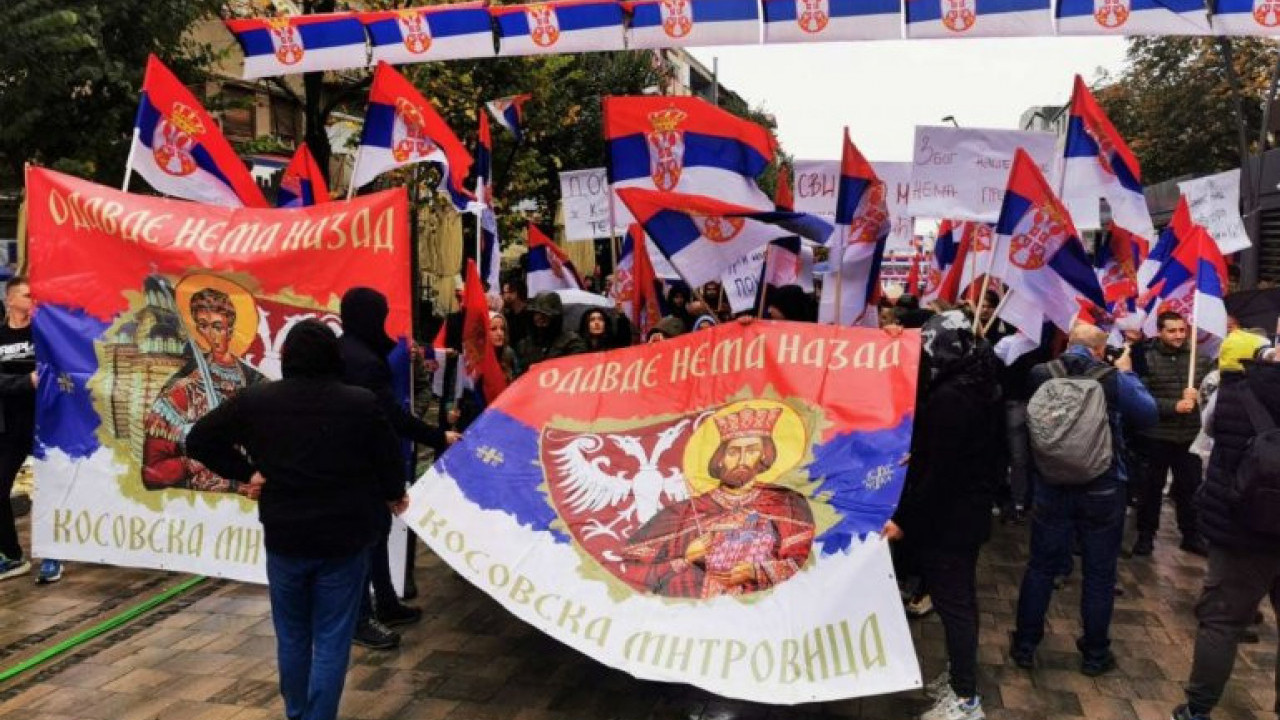"ОВО ЈЕ СРБИЈА" Завршен велики протест српског народа на КиМ