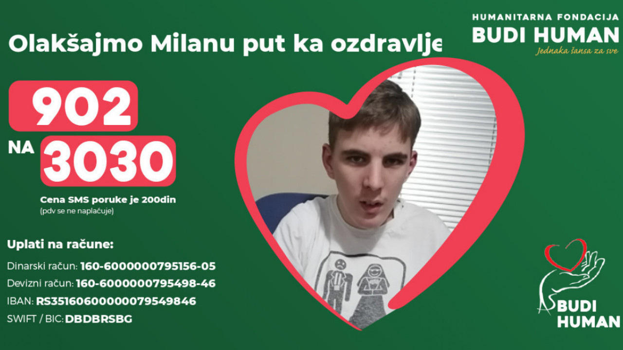 ШЕТЊА МУ ЈЕ БИЛА СВЕ: Помозите Милану Рабреновићу
