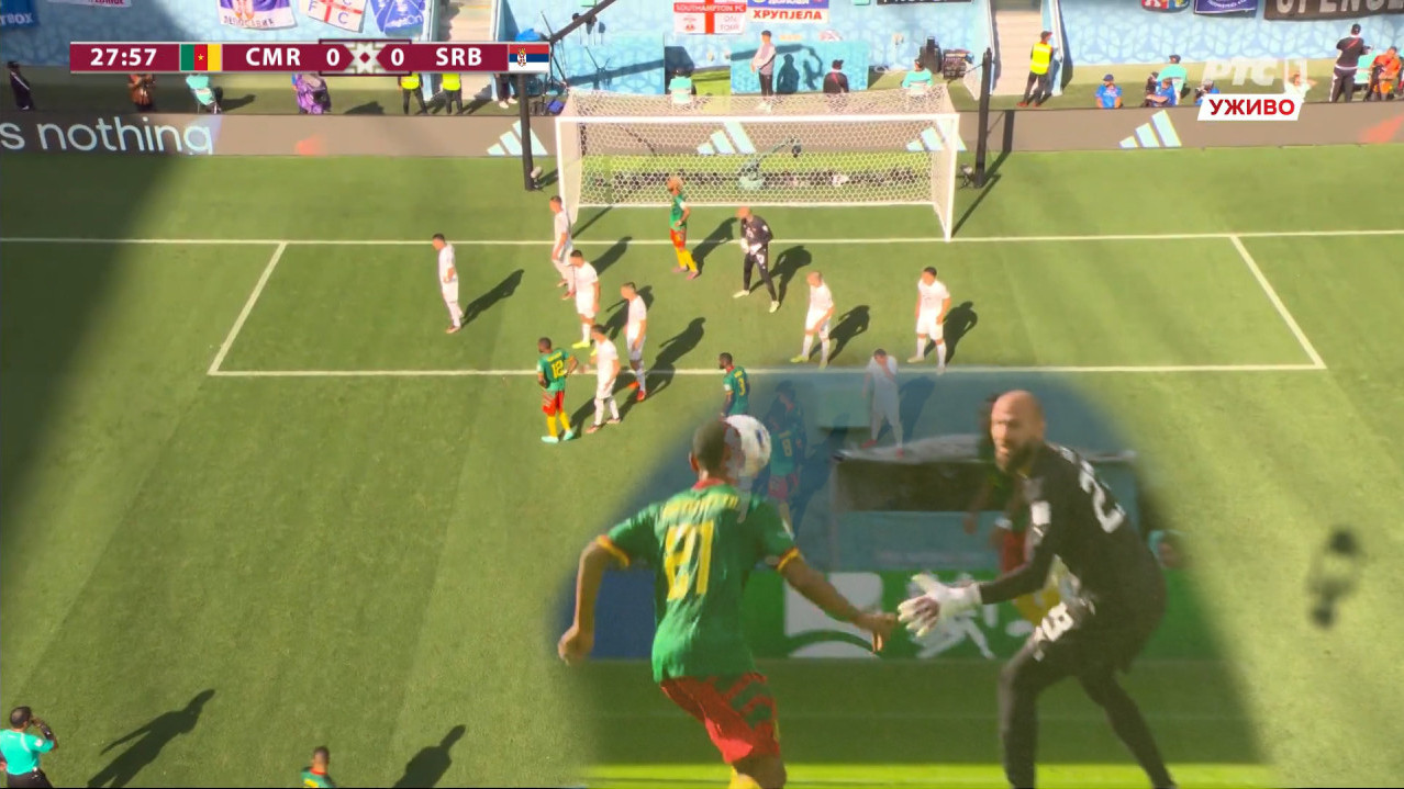 ВЕЛИКА ГРЕШКА: Видите како је Камерун повео против Србије