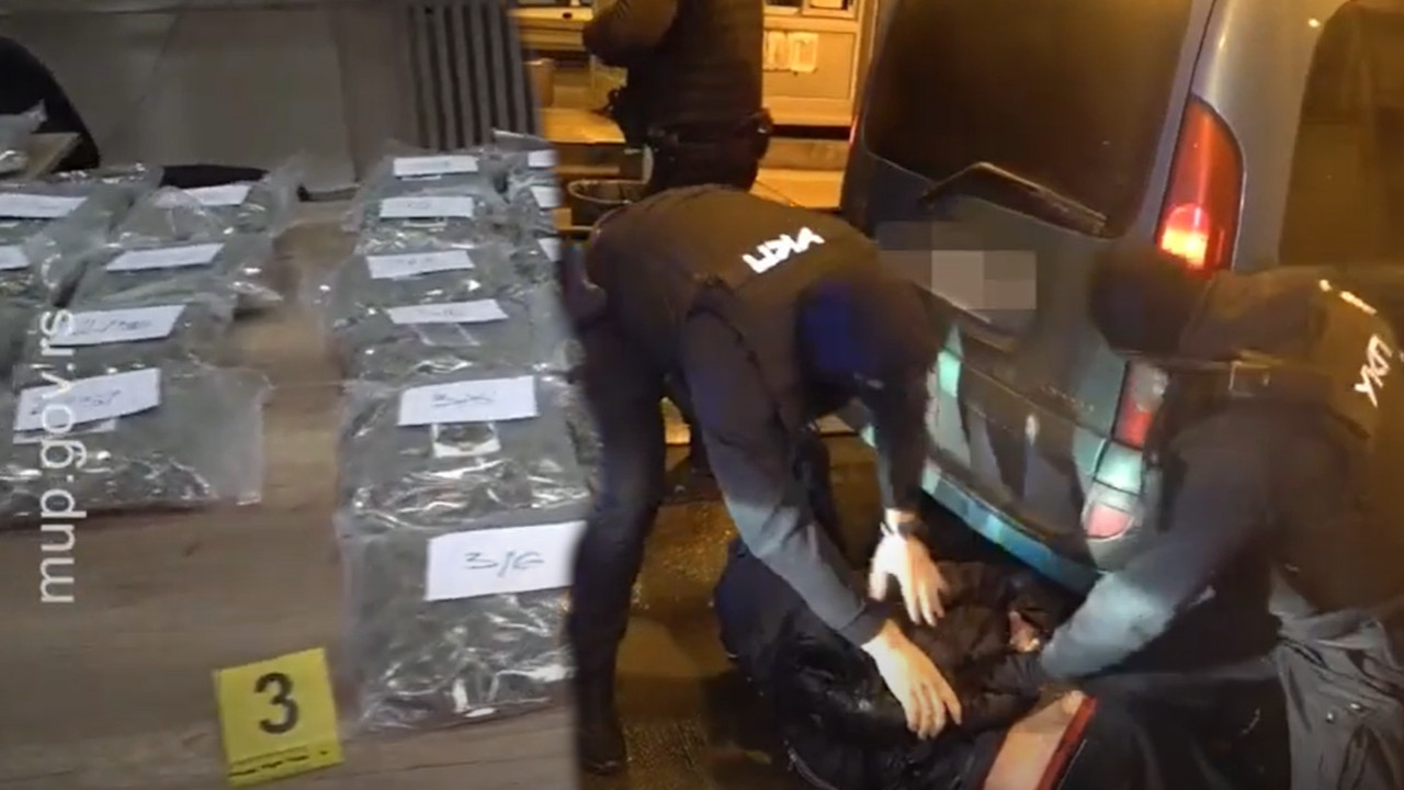 AKCIJA UKP: Zaplenjeno 120kg droge (VIDEO)