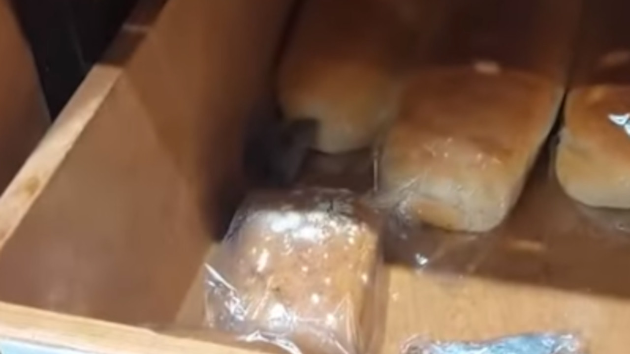 SKANDAL U MARKETU: Miš jede hleb na polici (VIDEO)