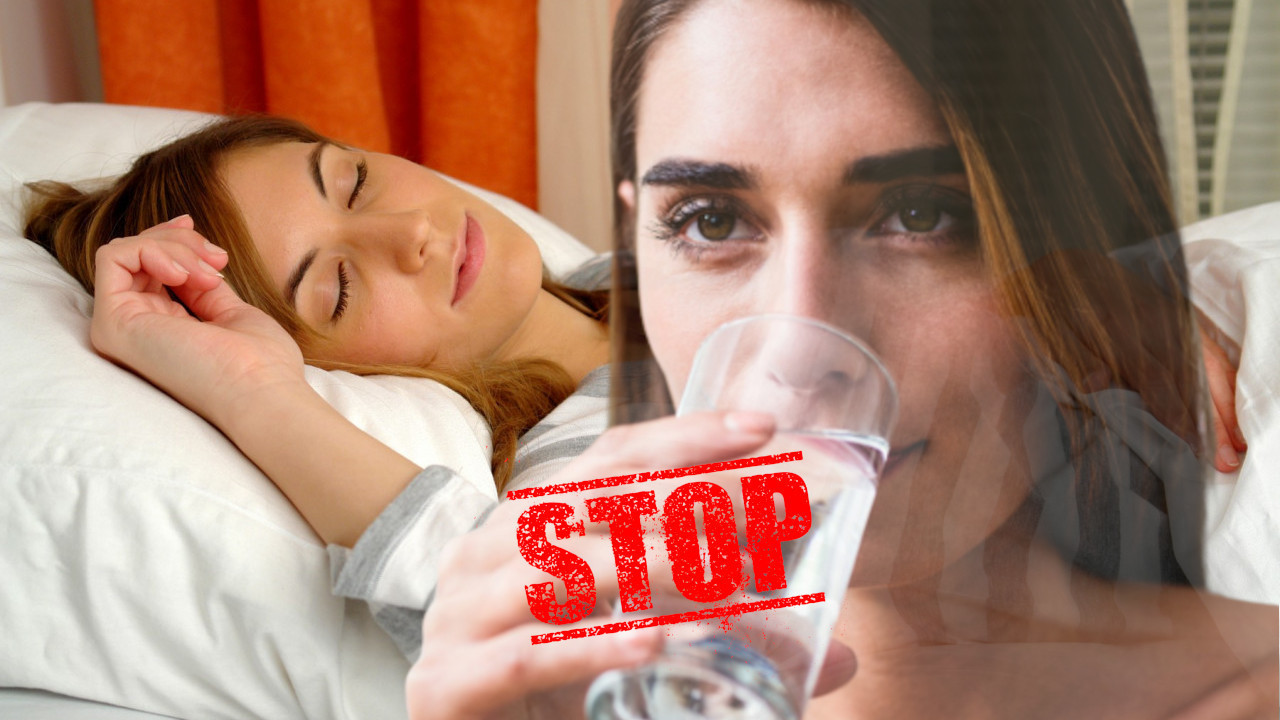 ОПРЕЗ: Никада не држите чашу воде крај кревета током ноћи
