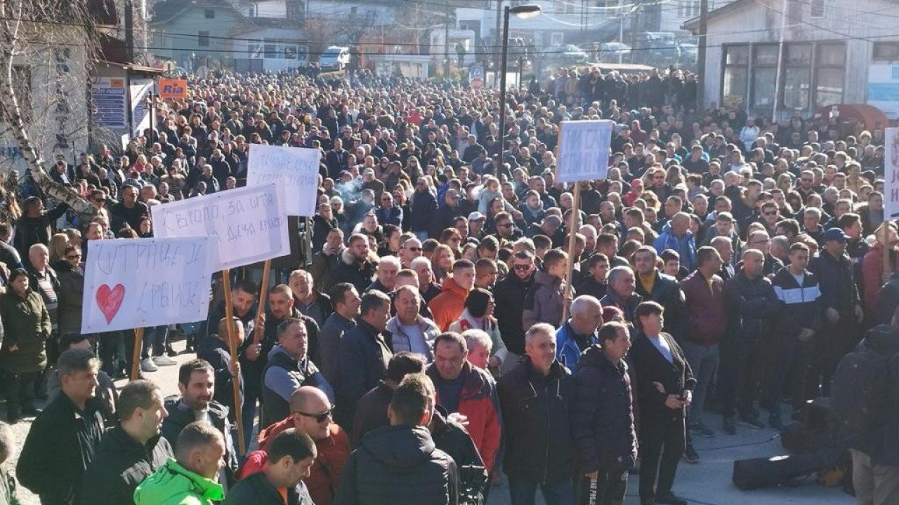 Počeo prtest u Štrpcu zbog ranjavanja srpske dece