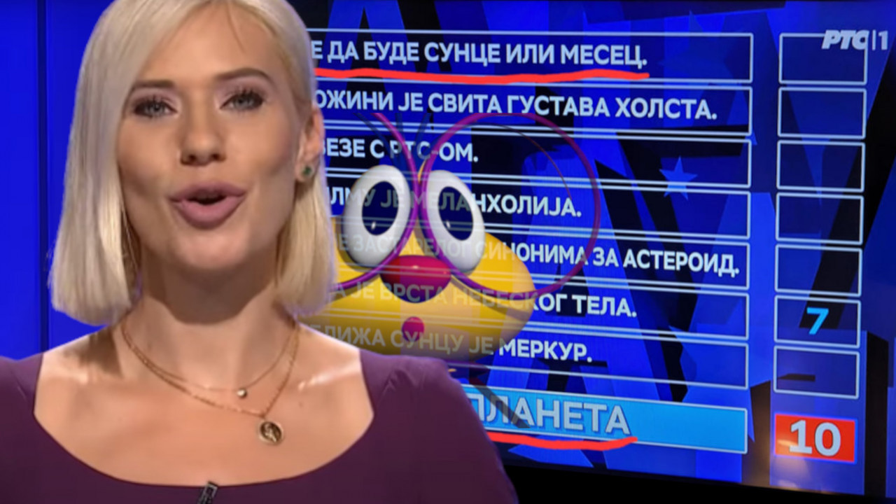 OVO SE UČI U OSNOVNOJ Pitanje u Slagalici razbesnelo gledaoce