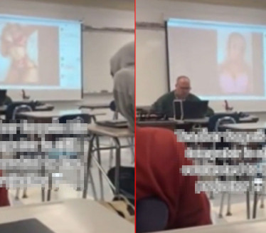 HAOS NA ČASU Profesor gledao polugole žene, đaci sve snimili
