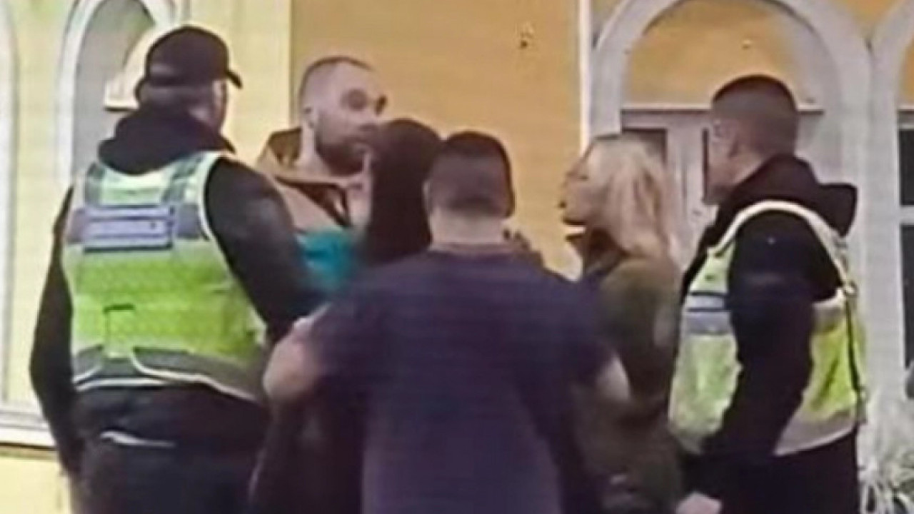 ПОДИВЉАО: Звездан претио обезбеђењу: "Много ми се уносиш"