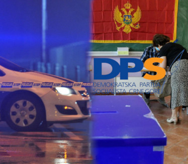 POLICIJA U ŠTABU DPS-a: Incidenti na izborima u C. Gori FOTO