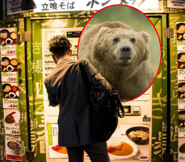 ДА ЛИ БИСТЕ ПРОБАЛИ? У Јапану хит медведина из аутомата