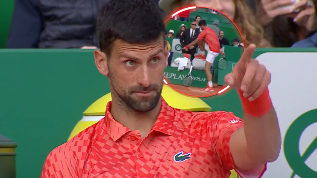 ЉУТ КАО РИС: Ђоковић бесан искалио бес на рекету (ВИДЕО)