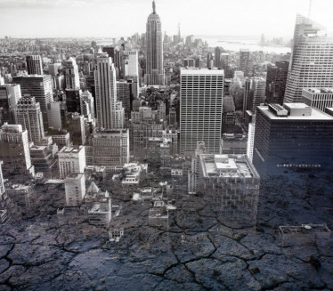 NJUJORK TONE: Grad se urušava u Zemlju pod težinom nebodera