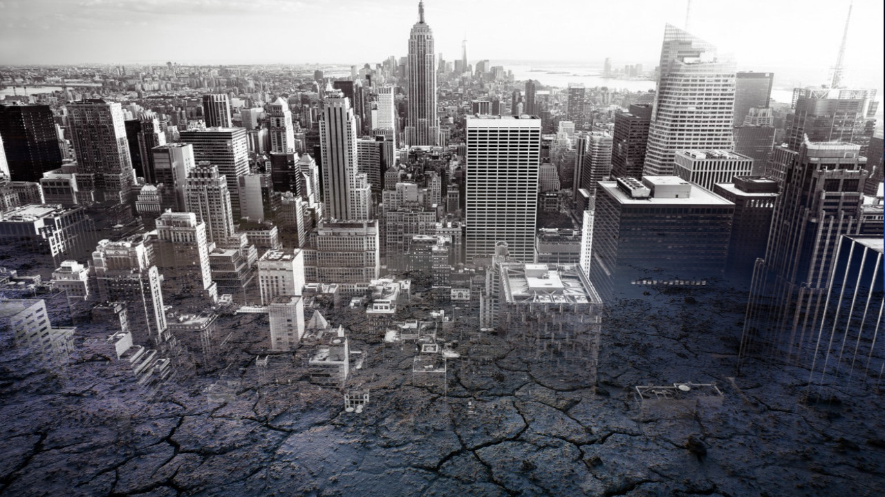 NJUJORK TONE: Grad se urušava u Zemlju pod težinom nebodera
