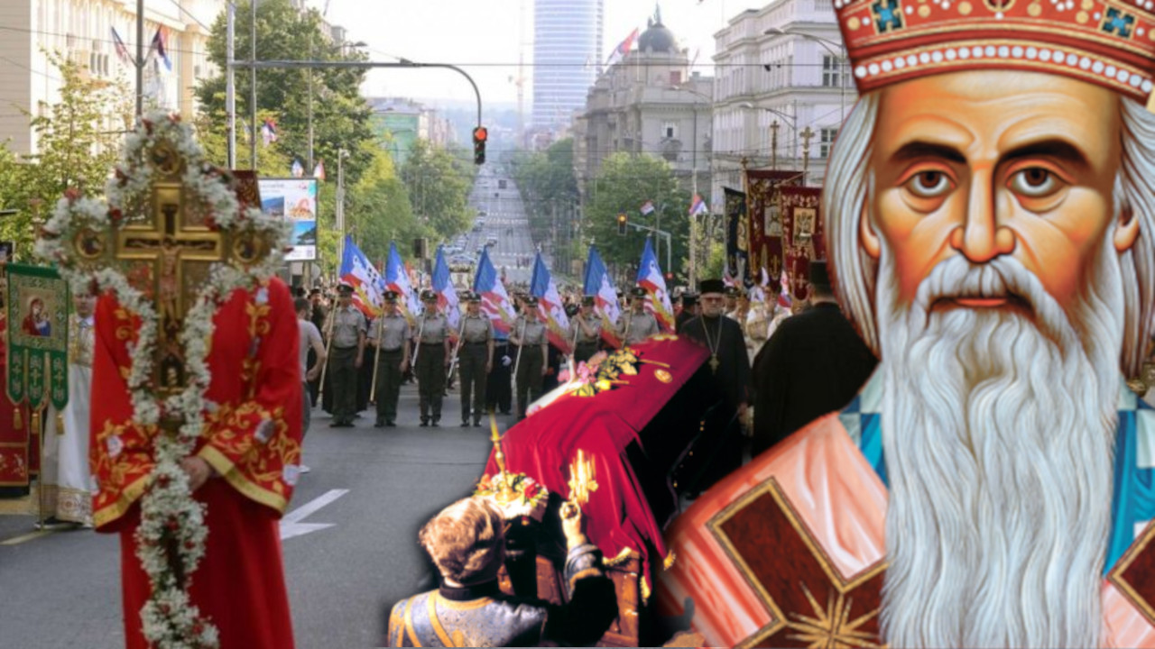 ВОЈСКА ПРАТИ МОШТИ СВ.НИКОЛАЈА: Кивот стиже у престоницу