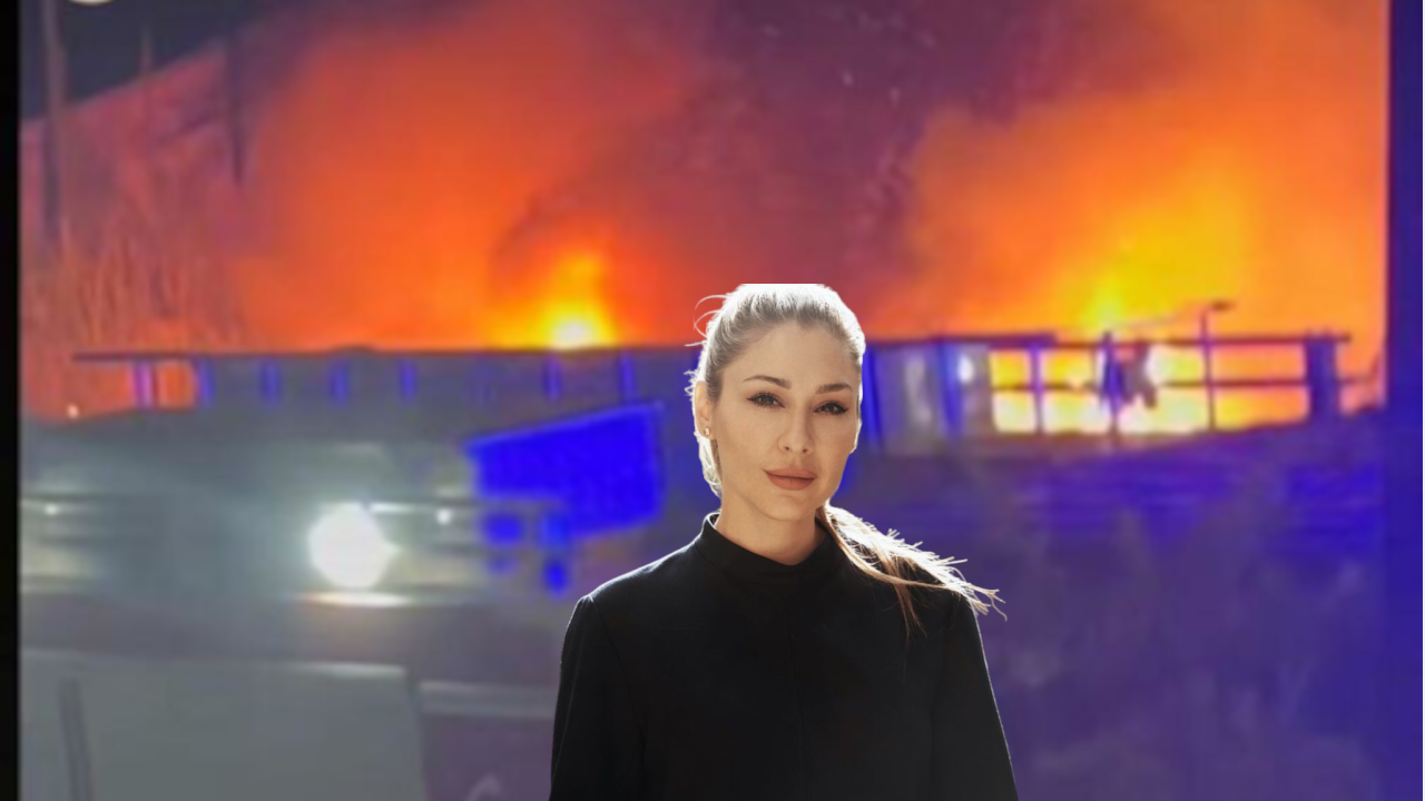 BILO JE STRESNO: Požar ispred stane Kristine Radenković