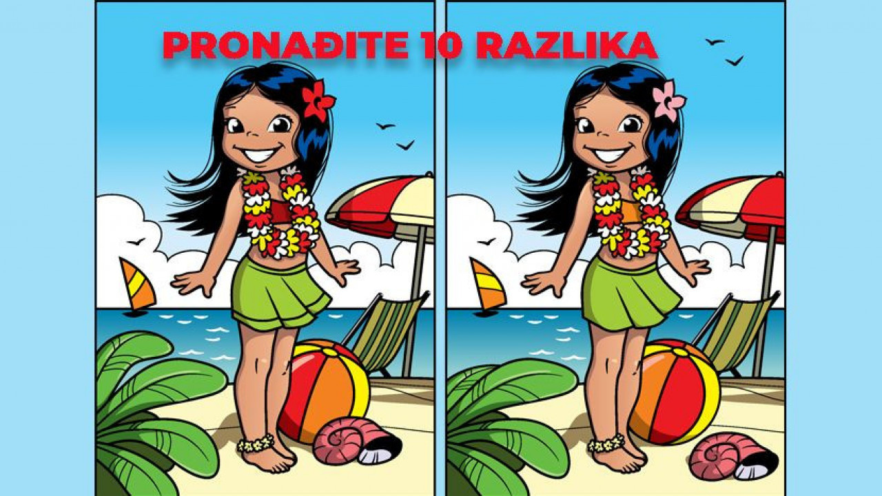 Pronađi 10 razlika za manje od jednog minuta