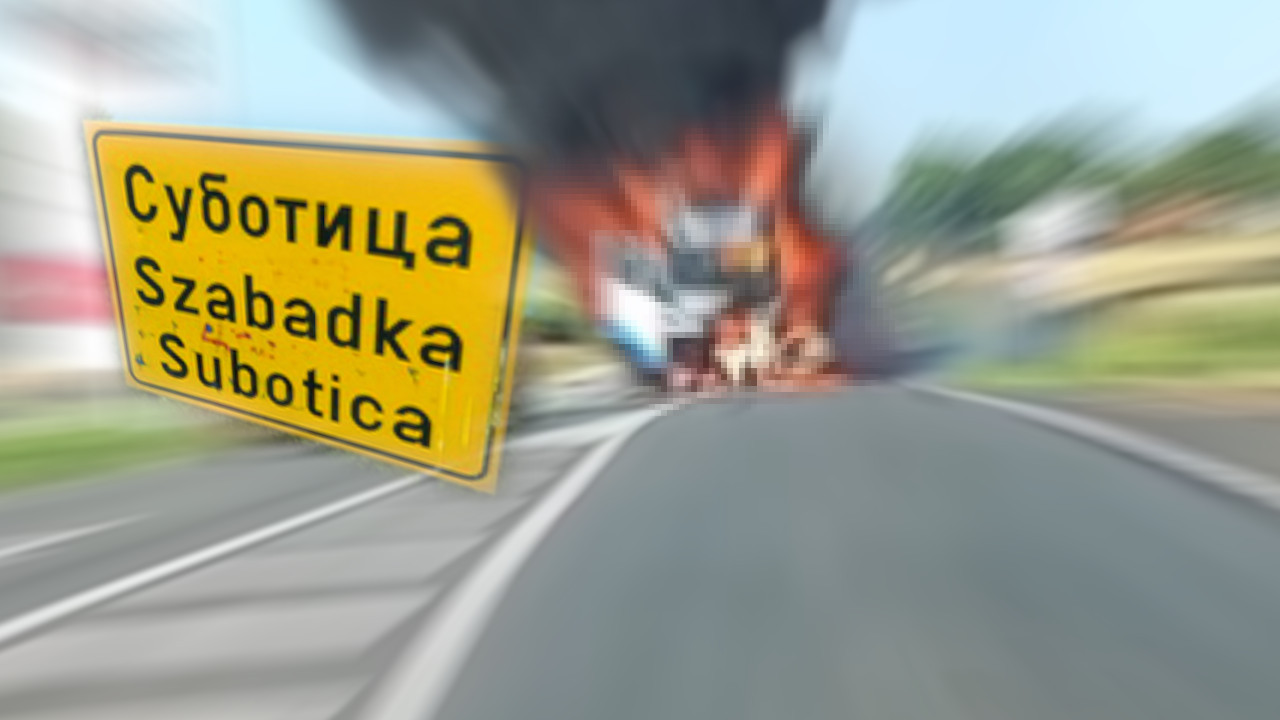 VOZAČ IZGOREO U AUTOMOBILU Detalji jezive nesreće kod SU FOTO