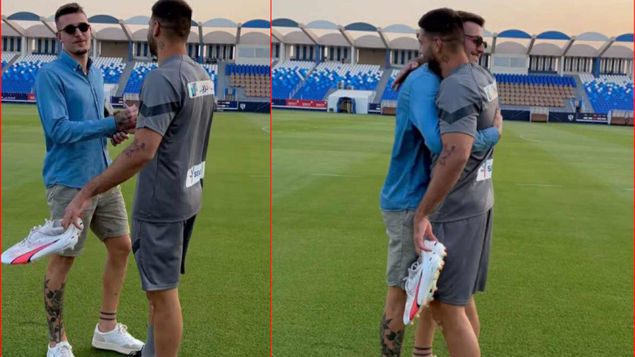 SERGEJ DOČEKAO MITRA: Susret "orlova" u Saudijskoj Arabiji